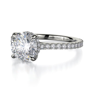 Michael M Crown Engagement Ring  R749-1.5