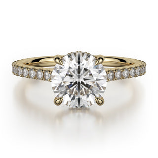 Michael M Crown Engagement Ring R749-1.5