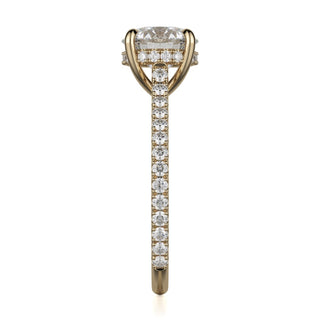 Michael M Crown Engagement Ring R749-1.5