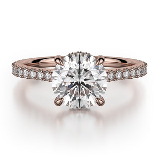 Michael M Crown Engagement Ring R749-1.5