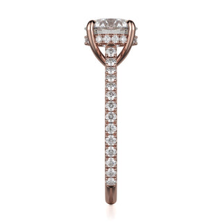 Michael M Crown Engagement Ring R749-1.5