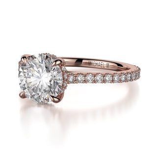 Michael M Crown Engagement Ring R749-1.5