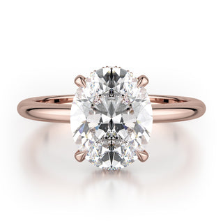 Michael M Crown Engagement Ring R750-3