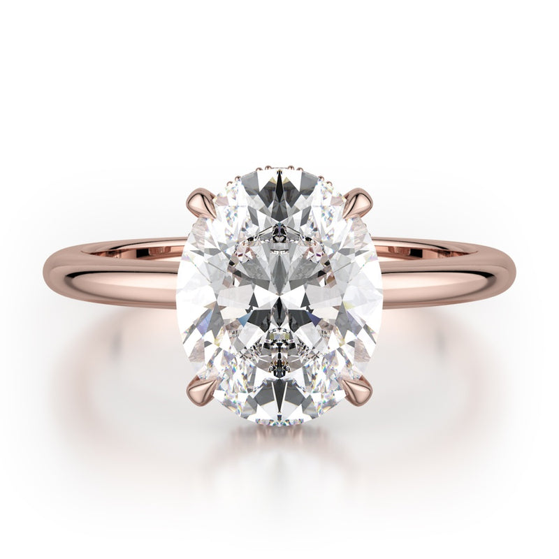 Michael M Crown Engagement Ring R750-3