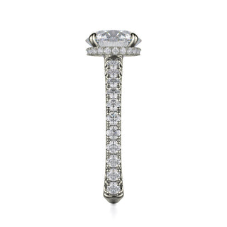 Michael M Crown Engagement Ring R751-2