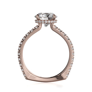 Michael M Crown Engagement Ring R751-2