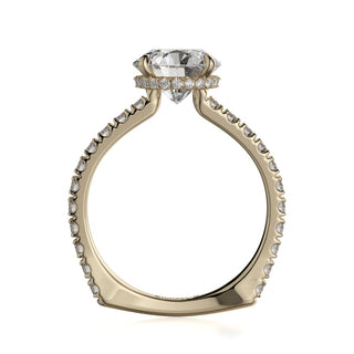 Michael M Crown Engagement Ring R751-2