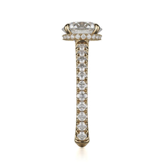 Michael M Crown Engagement Ring R751-2