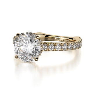Michael M Crown Engagement Ring R751-2