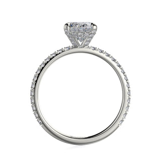 Michael M Crown Engagement Ring R753-2