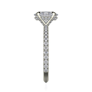 Michael M Crown Engagement Ring R753-2