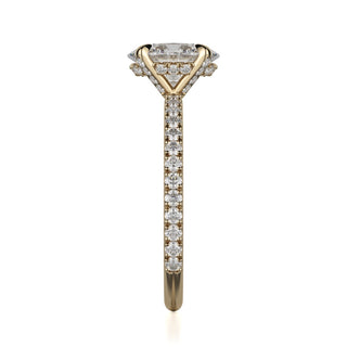 Michael M Crown Engagement Ring R753-2