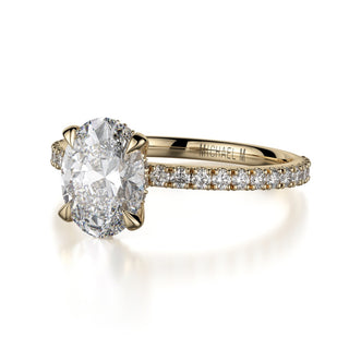 Michael M Crown Engagement Ring R753-2