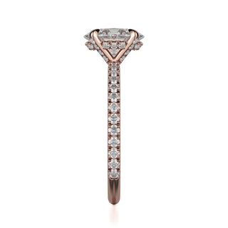 Michael M Crown Engagement Ring R753-2