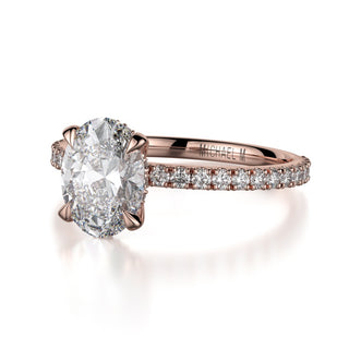 Michael M Crown Engagement Ring R753-2