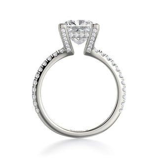Michael M Crown Engagement Ring R781-1.5