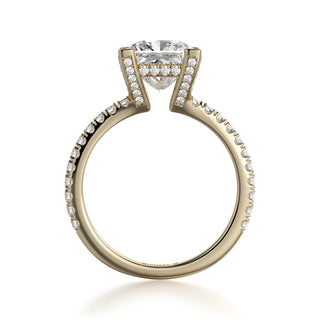 Michael M Crown Engagement Ring R781-1.5