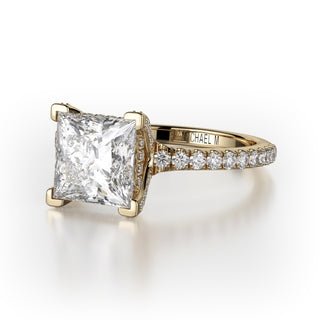 Michael M Crown Engagement Ring R781-1.5