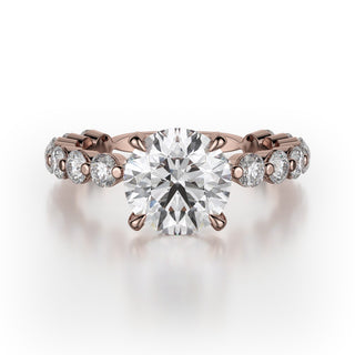 Michael M Crown Engagement Ring R782-1.5