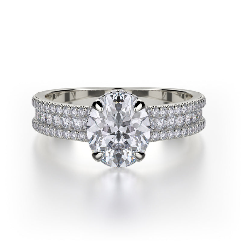 Michael M Europa Engagement Ring R717-2