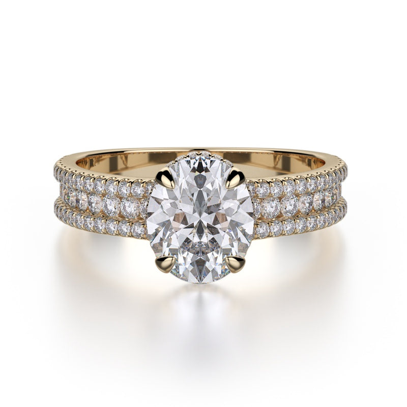 Michael M Europa Engagement Ring R717-2