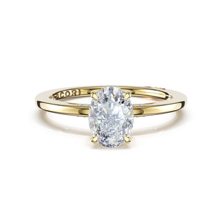 Oval Solitaire Engagement Ring