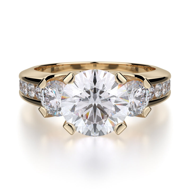Michael M Trinity Engagement Ring R429-2