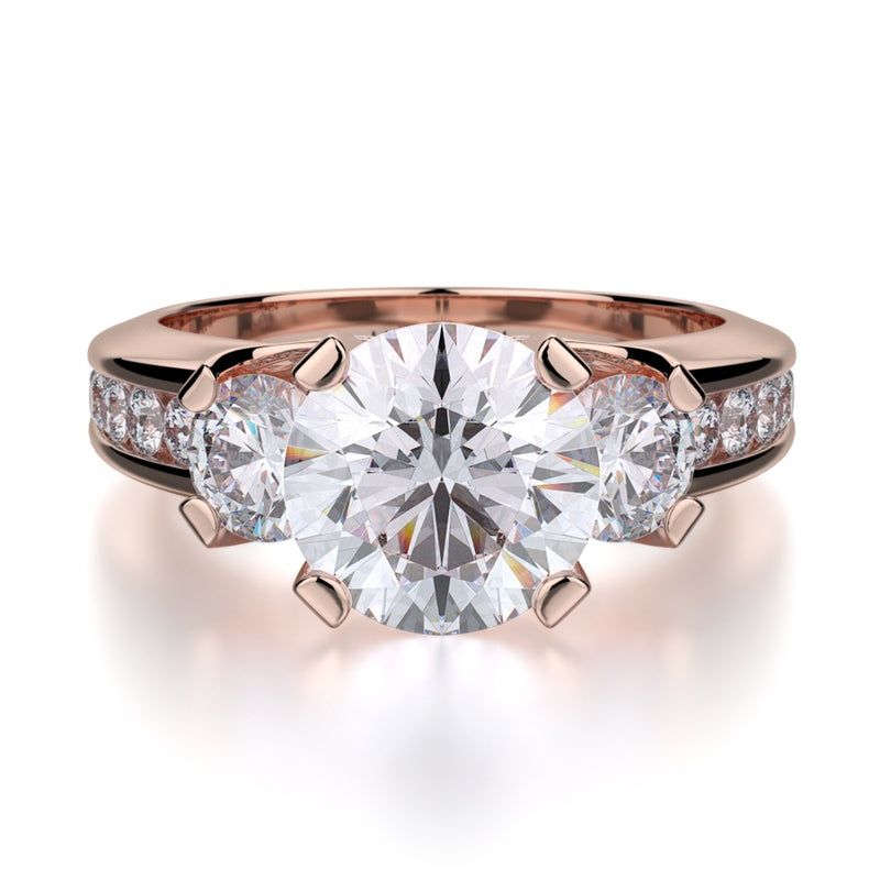 Michael M Trinity Engagement Ring R429-2