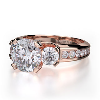 Michael M Trinity Engagement Ring R429-2