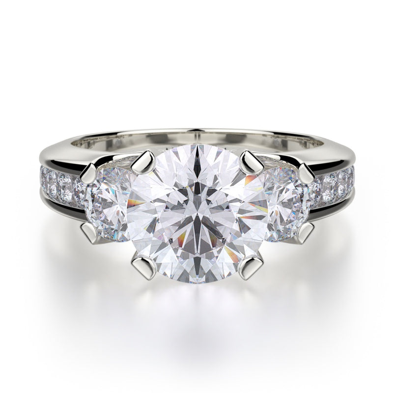 Michael M Trinity Engagement Ring R429-2