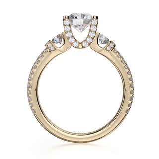 Michael M Trinity Engagement Ring R502-1