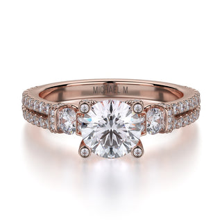 Michael M Trinity Engagement Ring R502-1