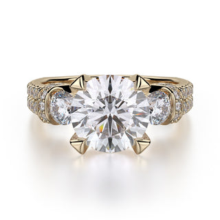 Michael M Trinity Engagement Ring R475-2