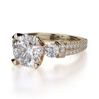 Michael M Trinity Engagement Ring R475-2