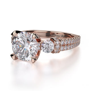 Michael M Trinity Engagement Ring R475-2