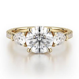 Michael M Trinity Engagement Ring R758-2
