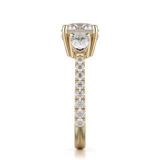 Michael M Trinity Engagement Ring R758-2
