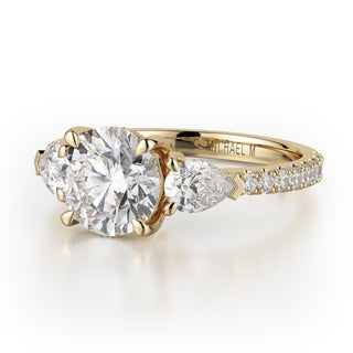 Michael M Trinity Engagement Ring R758-2