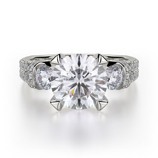 Michael M Trinity Engagement Ring R475-2