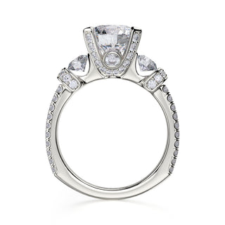 Michael M Trinity Engagement Ring R475-2