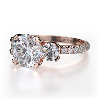 Michael M Trinity Engagement Ring R422-2