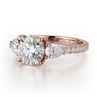 Michael M Trinity Engagement Ring R758-2