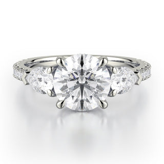 Michael M Trinity Engagement Ring R758-2
