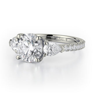 Michael M Trinity Engagement Ring R758-2
