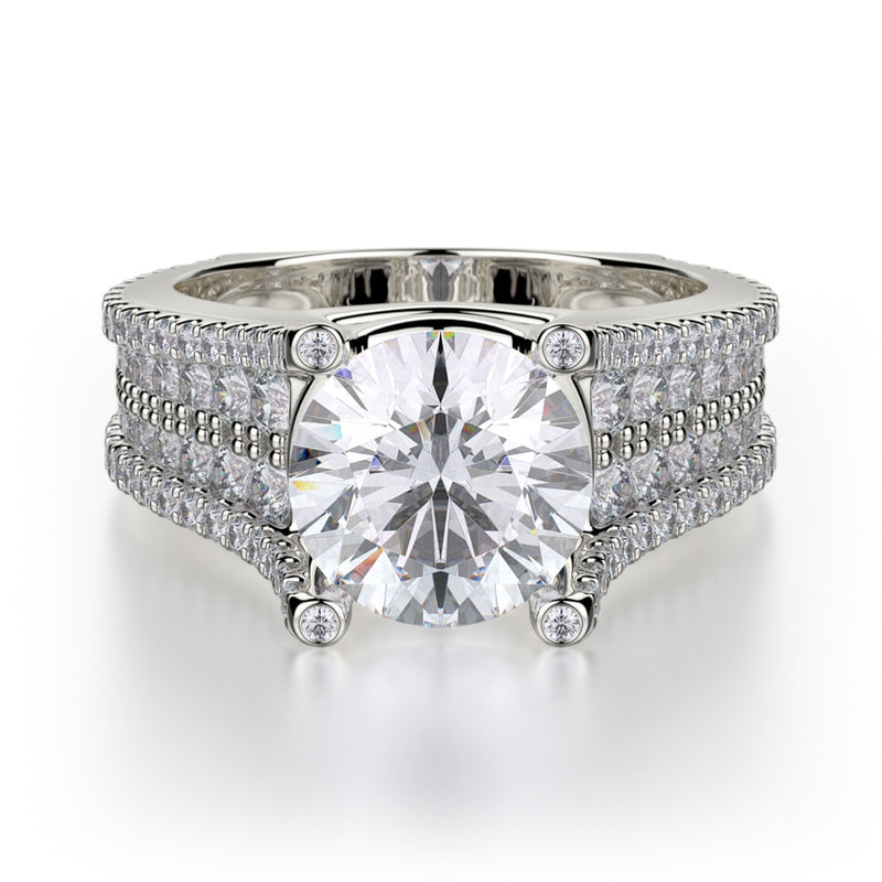 Michael M Strada Engagement Ring R455-2