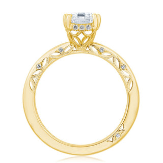 Emerald Solitaire Engagement Ring