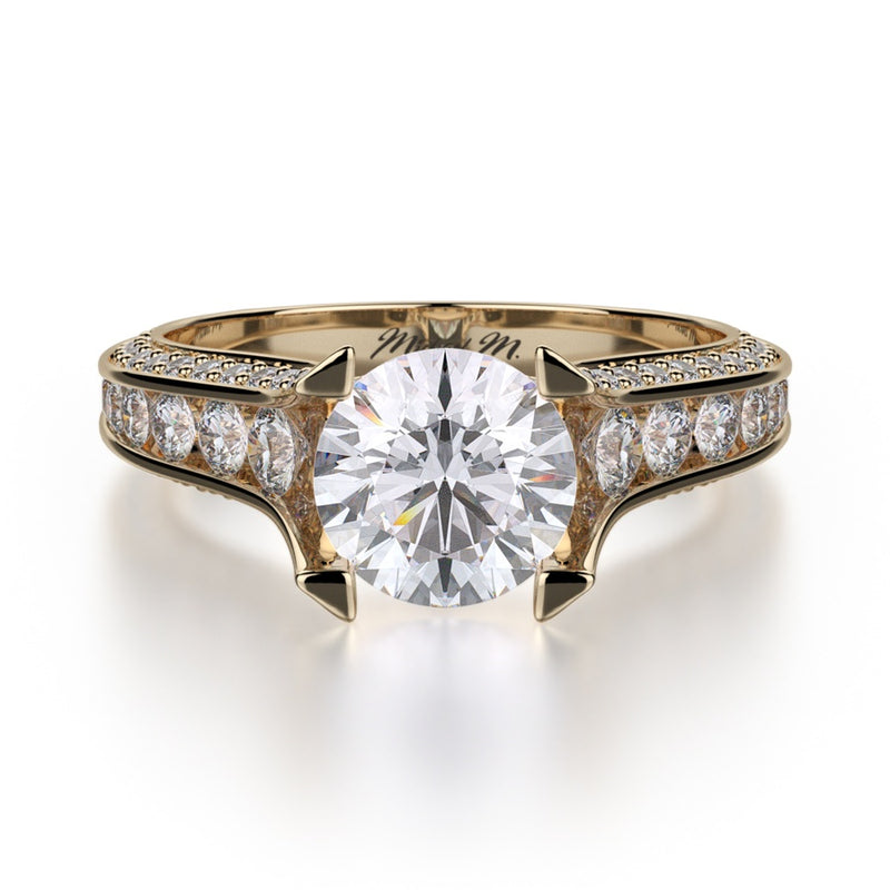 Michael M Strada Engagement Ring R678-1.5