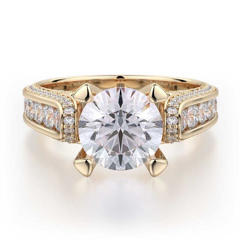 Michael M Strada Engagement Ring R399-2