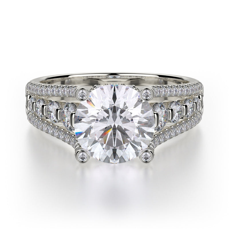 Michael M Strada Engagement Ring R306S-1.5