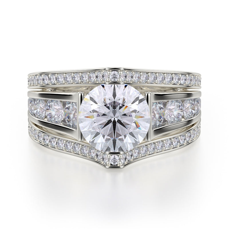 Michael M Strada Engagement Ring R417-2